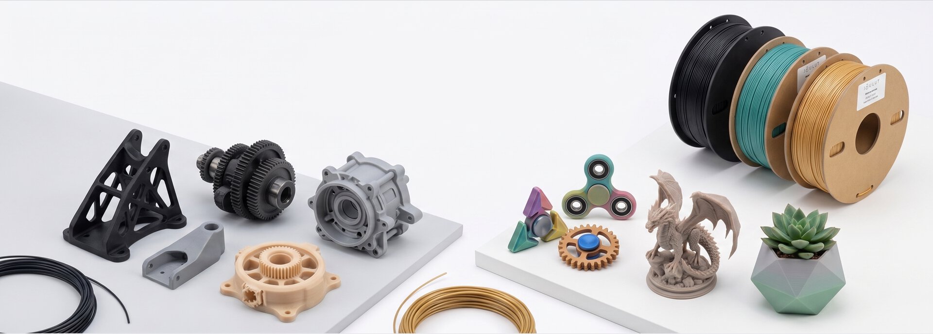 3D baskı ürünleri ve filament çeşitleri